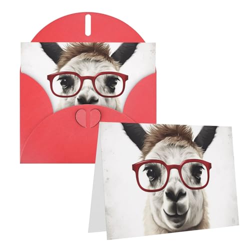 Rkklvbns Grußkarten Lama mit Brille Herz Verschiedene Anlässe Grußkarten Freundschaft Gedenkkarten Urlaubskarten Rkklvbns Grußkarten Lama mit Brille Herz Verschiedene Anlässe Grußkarten Freundschaft Gedenkkarten Urlaubskarten von Rkklvbns