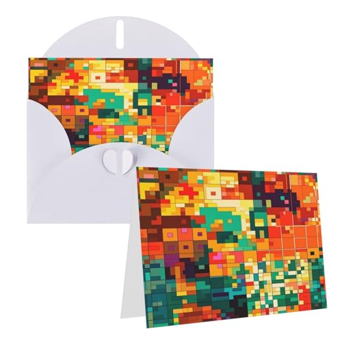 Rkklvbns Grußkarten Pixel Art Muster Herz Verschiedene Anlässe Grußkarten Freundschaft Gedenkkarten Urlaubskarten Rkklvbns Grußkarten Pixel Art Muster Herz Verschiedene Anlässe Grußkarten Freundschaft Gedenkkarten Urlaubskarten von Rkklvbns