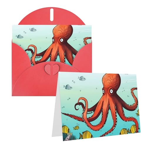 Rkklvbns Grußkarten Riesen Oktopus Herz Verschiedene Anlässe Grußkarten Freundschaft Gedenkkarten Urlaubskarten Rkklvbns Grußkarten Riesen Oktopus Herz Verschiedene Anlässe Grußkarten Freundschaft Gedenkkarten Urlaubskarten von Rkklvbns