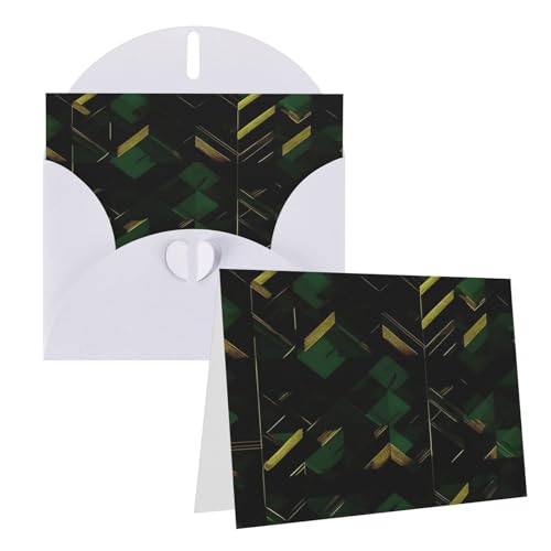 Rkklvbns Grußkarten Schwarz Grün und Gold Geometrisches Herz Verschiedene Anlässe Grußkarten Freundschaft Gedenkkarten Urlaubskarten Rkklvbns Grußkarten Schwarz Grün und Gold Geometrisches Herz Verschiedene Anlässe Grußkarten Freundschaft Gedenkkarten Urlaubskarten von Rkklvbns