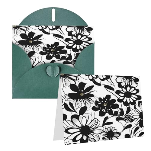 Rkklvbns Grußkarten Schwarz Weiß Blumen Herz Verschiedene Anlässe Grußkarten Freundschaft Gedenkkarten Urlaubskarten Rkklvbns Grußkarten Schwarz Weiß Blumen Herz Verschiedene Anlässe Grußkarten Freundschaft Gedenkkarten Urlaubskarten von Rkklvbns