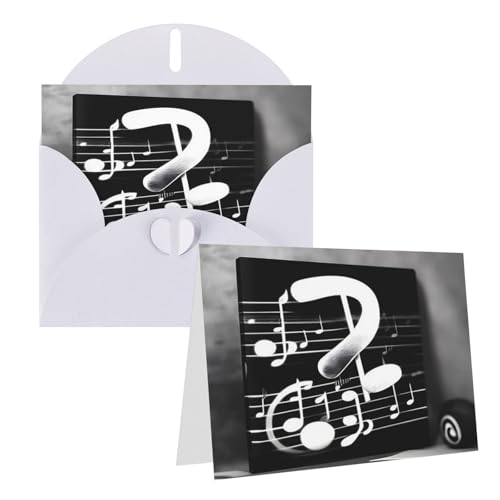 Rkklvbns Grußkarten Schwarz Weiß Musik Note Herz Verschiedene Anlässe Grußkarten Freundschaft Gedenkkarten Urlaubskarten Rkklvbns Grußkarten Schwarz Weiß Musik Note Herz Verschiedene Anlässe Grußkarten Freundschaft Gedenkkarten Urlaubskarten von Rkklvbns