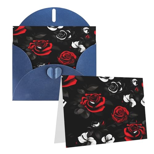Rkklvbns Grußkarten Schwarz Weiß und Rot Rosen Herz Verschiedene Anlässe Grußkarten Freundschaft Gedenkkarten Urlaubskarten Rkklvbns Grußkarten Schwarz Weiß und Rot Rosen Herz Verschiedene Anlässe Grußkarten Freundschaft Gedenkkarten Urlaubskarten von Rkklvbns