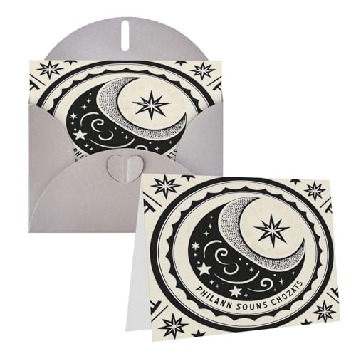 Rkklvbns Grußkarten Schwarz Yin Yang Symbol Mond Sterne Herz Verschiedene Anlässe Grußkarten Freundschaft Gedenkkarten Urlaubskarten Rkklvbns Grußkarten Schwarz Yin Yang Symbol Mond Sterne Herz Verschiedene Anlässe Grußkarten Freundschaft Gedenkkarten Urlaubskarten von Rkklvbns