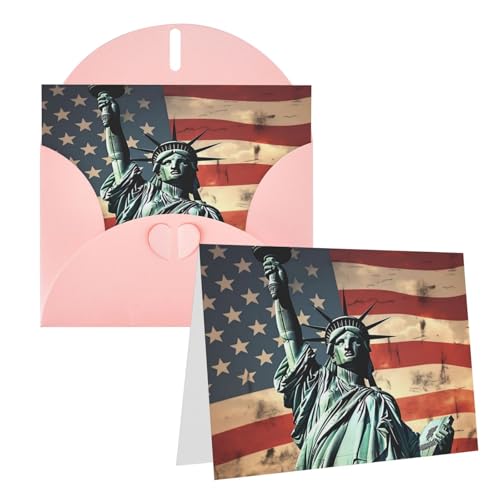 Rkklvbns Grußkarten Statue Liberty Amerikanische Flagge Herz Verschiedene Anlässe Grußkarten Freundschaft Gedenkkarten Urlaubskarten Rkklvbns Grußkarten Statue Liberty Amerikanische Flagge Herz Verschiedene Anlässe Grußkarten Freundschaft Gedenkkarten Urlaubskarten von Rkklvbns