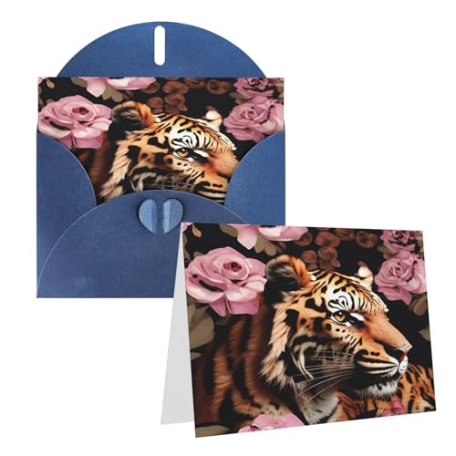 Rkklvbns Grußkarten Tier Tiger Leopard Druck Rose Blume Herz Verschiedene Anlässe Grußkarten Freundschaft Gedenkkarten Urlaubskarten Rkklvbns Grußkarten Tier Tiger Leopard Druck Rose Blume Herz Verschiedene Anlässe Grußkarten Freundschaft Gedenkkarten Urlaubskarten von Rkklvbns