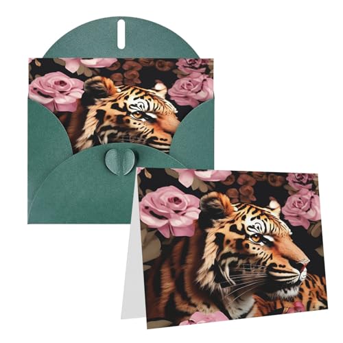 Rkklvbns Grußkarten Tier Tiger Leopard Druck Rose Blume Herz Verschiedene Anlässe Grußkarten Freundschaft Gedenkkarten Urlaubskarten Rkklvbns Grußkarten Tier Tiger Leopard Druck Rose Blume Herz Verschiedene Anlässe Grußkarten Freundschaft Gedenkkarten Urlaubskarten von Rkklvbns