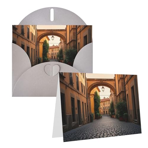 Rkklvbns Grußkarten Torbögen und Kopfsteinpflaster auf Vintage-Straßen Herz verschiedene Anlässe Grußkarten Freundschaft Gedenkkarten Urlaubskarten Rkklvbns Grußkarten Torbögen und Kopfsteinpflaster auf Vintage-Straßen Herz verschiedene Anlässe Grußkarten Freundschaft Gedenkkarten Urlaubskarten von Rkklvbns