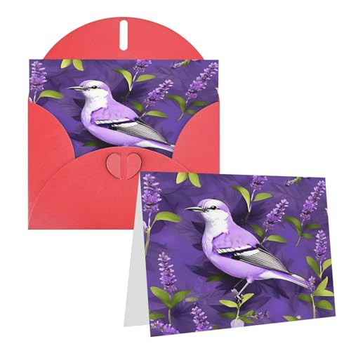 Rkklvbns Grußkarten Vogel in lila Lavendel Blumen Herz verschiedene Anlässe Grußkarten Freundschaft Gedenkkarten Urlaubskarten Rkklvbns Grußkarten Vogel in lila Lavendel Blumen Herz verschiedene Anlässe Grußkarten Freundschaft Gedenkkarten Urlaubskarten von Rkklvbns