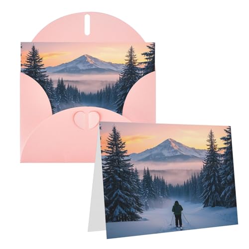 Rkklvbns Grußkarten Winter Skiszene Herz Verschiedene Anlässe Grußkarten Freundschaft Gedenkkarten Urlaubskarten Rkklvbns Grußkarten Winter Skiszene Herz Verschiedene Anlässe Grußkarten Freundschaft Gedenkkarten Urlaubskarten von Rkklvbns