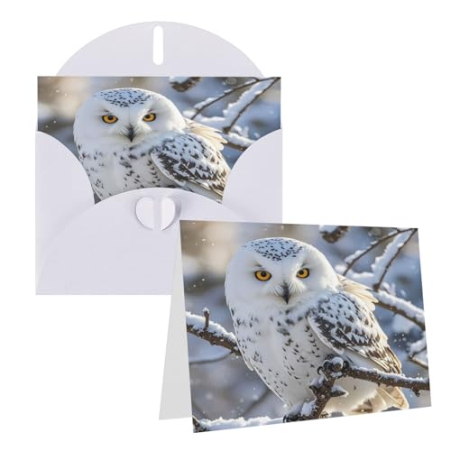 Rkklvbns Grußkarten Winter Weiß Eule Herz Verschiedene Anlässe Grußkarten Freundschaft Gedenkkarten Urlaubskarten Rkklvbns Grußkarten Winter Weiß Eule Herz Verschiedene Anlässe Grußkarten Freundschaft Gedenkkarten Urlaubskarten von Rkklvbns
