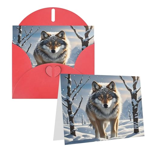 Rkklvbns Grußkarten Winter Wolf Herz Verschiedene Anlässe Grußkarten Freundschaft Gedenkkarten Urlaubskarten Rkklvbns Grußkarten Winter Wolf Herz Verschiedene Anlässe Grußkarten Freundschaft Gedenkkarten Urlaubskarten von Rkklvbns