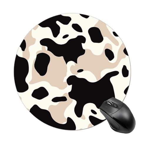 Rundes Mauspad mit Kuh-Punkten, wasserdicht, rutschfest, Gummi, lustige Mauspads, 19,8 x 19,8 cm, für Computer, Laptop, Büro, Schreibtisch, Zubehör, Mauspad Rundes Mauspad mit Kuh-Punkten, wasserdicht, rutschfest, Gummi, lustige Mauspads, 19,8 x 19,8 cm, für Computer, Laptop, Büro, Schreibtisch, Zubehör, Mauspad von Rkklvbns