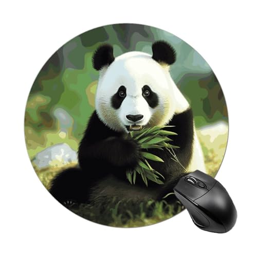 Rundes Mauspad mit Panda-Motiv, wasserdicht, rutschfest, Gummi, lustige Mauspads, 19,8 x 19,8 cm, für Computer, Laptop, Büro, Schreibtisch, Zubehör, Mauspad Rundes Mauspad mit Panda-Motiv, wasserdicht, rutschfest, Gummi, lustige Mauspads, 19,8 x 19,8 cm, für Computer, Laptop, Büro, Schreibtisch, Zubehör, Mauspad von Rkklvbns