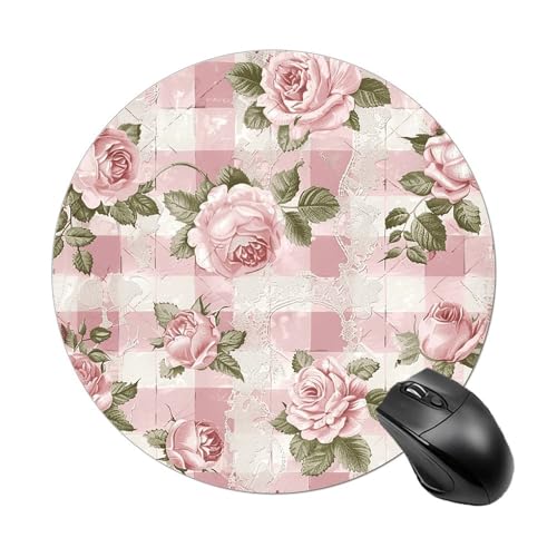 Rundes Mauspad mit Retro-Muster, wasserdicht, rutschfest, Gummi, lustige Mauspads, 19,8 x 19,8 cm, für Computer, Laptop, Büro, Schreibtisch, Zubehör, Mauspad Rundes Mauspad mit Retro-Muster, wasserdicht, rutschfest, Gummi, lustige Mauspads, 19,8 x 19,8 cm, für Computer, Laptop, Büro, Schreibtisch, Zubehör, Mauspad von Rkklvbns