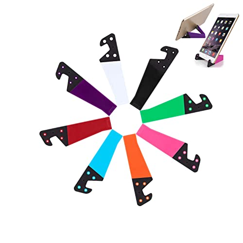 Handyhalterung,8 PCS Universeller Telefonhalter Faltbarer V-Telefonhalter aus Kunststoff im Taschenformat Tragbarer Handyständer Handy-Ständer für Tablet-Smartphones Tablets Reader Kindle Handyhalterung,8 PCS Universeller Telefonhalter Faltbarer V-Telefonhalter aus Kunststoff im Taschenformat Tragbarer Handyständer Handy-Ständer für Tablet-Smartphones Tablets Reader Kindle von Rmeet