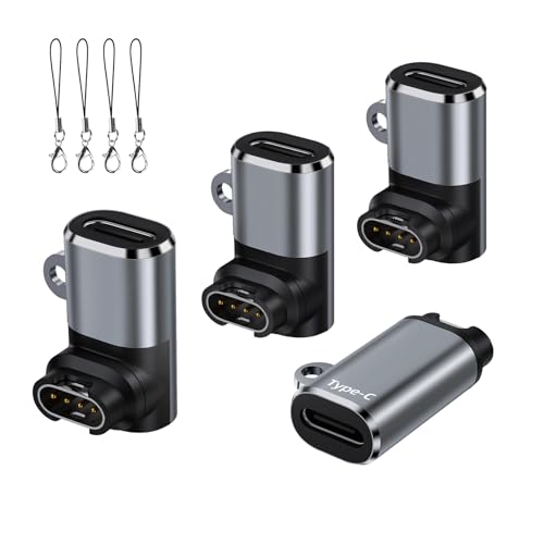 USB-C zu Garmin Watch Ladeadapter 4-Pack,USB C Ladekabel Uhr Adapter für Garmin Fenix 8/7/7X/7S/6,Vivoactive 6 5 4S,Forerunner 165/965/955/945/265/255/55,Venu 3/3S/2S/SQ,Epix Pro 2,Instinct 3,Tactix 8 USB-C zu Garmin Watch Ladeadapter 4-Pack,USB C Ladekabel Uhr Adapter für Garmin Fenix 8/7/7X/7S/6,Vivoactive 6 5 4S,Forerunner 165/965/955/945/265/255/55,Venu 3/3S/2S/SQ,Epix Pro 2,Instinct 3,Tactix 8 von Rndono