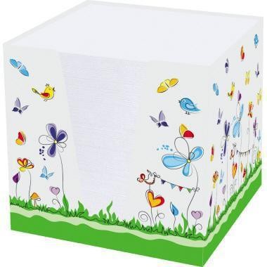 Rnk Verlag RNK Zettelbox Schmetterlinge 46478 92x92x92mm 900Blatt 70g weiß Rnk Verlag RNK Zettelbox Schmetterlinge 46478 92x92x92mm 900Blatt 70g weiß von Rnk Verlag