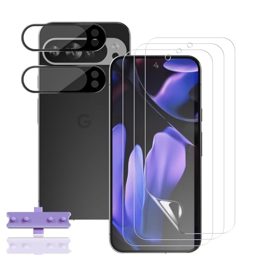 Rnnmeeko 3+2 Stück Schutzfolie für Google Pixel 9 Pro XL für Panzerglas, Google Pixel 9 Pro XL Schutzfolie + Kameraschutz, Google Pixel 9 Pro XL TPU-Folie HD Anti- Kratzer Schutzglas Displayfolie Rnnmeeko 3+2 Stück Schutzfolie für Google Pixel 9 Pro XL für Panzerglas, Google Pixel 9 Pro XL Schutzfolie + Kameraschutz, Google Pixel 9 Pro XL TPU-Folie HD Anti- Kratzer Schutzglas Displayfolie von Rnnmeeko