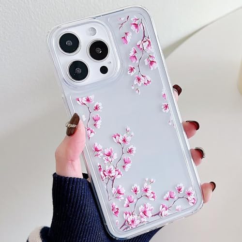 Miagon Blume Serie Handyhülle für iPhone 13,Durchsichtig Klares Dünn Weiches Flexible TPU Hülle mit Motiv Schutzhülle,Rosa Blume Miagon Blume Serie Handyhülle für iPhone 13,Durchsichtig Klares Dünn Weiches Flexible TPU Hülle mit Motiv Schutzhülle,Rosa Blume von Rnrieyta