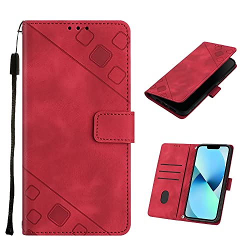 Miagon Hülle für Samsung Galaxy A52 5G/4G/A52s Handyhülle,PU Leder Geprägt Brieftasche Ständer Case mit Kartenfach Flip Cover Frauen Männer Geschäft Klappbar Stoßfeste Magnet Etui von Rnrieyta