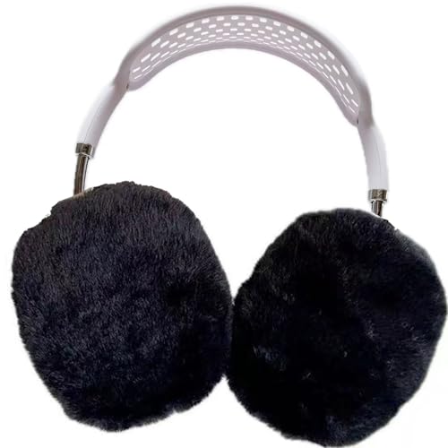 Rnrieyta Miagon Schutzhülle für AirPods Max Kopfhörer,Abdeckung Kratzfest Hülle Kreativ Pelz Flauschig Pelzig Niedlich Stoßfest Headset Cover Mädchen Männer Case Schützendes für AiPods Max von Rnrieyta