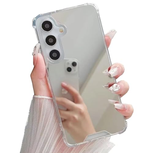 Miagon Spiegel Hülle für Samsung Galaxy A12 5G/4G,Schutzhülle Hart Backcover Überzug Mirror Effect Make Up Handytasche Kristallklare Rückseite Etui Bumper Miagon Spiegel Hülle für Samsung Galaxy A12 5G/4G,Schutzhülle Hart Backcover Überzug Mirror Effect Make Up Handytasche Kristallklare Rückseite Etui Bumper von Rnrieyta