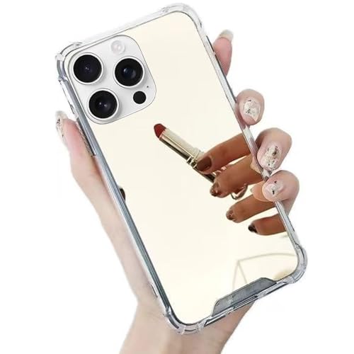Miagon Spiegel Hülle für iPhone 12 Mini,Schutzhülle Hart Backcover Überzug Mirror Effect Make Up Handytasche Kristallklare Rückseite Etui Bumper Miagon Spiegel Hülle für iPhone 12 Mini,Schutzhülle Hart Backcover Überzug Mirror Effect Make Up Handytasche Kristallklare Rückseite Etui Bumper von Rnrieyta