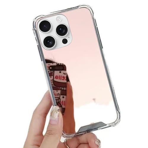 Miagon Spiegel Hülle für iPhone 13 Mini,Schutzhülle Hart Backcover Überzug Mirror Effect Make Up Handytasche Kristallklare Rückseite Etui Bumper Miagon Spiegel Hülle für iPhone 13 Mini,Schutzhülle Hart Backcover Überzug Mirror Effect Make Up Handytasche Kristallklare Rückseite Etui Bumper von Rnrieyta