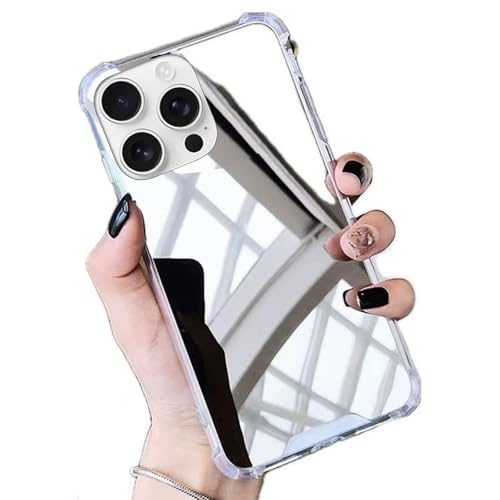 Miagon Spiegel Hülle für iPhone 13 Mini,Schutzhülle Hart Backcover Überzug Mirror Effect Make Up Handytasche Kristallklare Rückseite Etui Bumper Miagon Spiegel Hülle für iPhone 13 Mini,Schutzhülle Hart Backcover Überzug Mirror Effect Make Up Handytasche Kristallklare Rückseite Etui Bumper von Rnrieyta