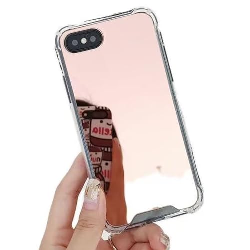 Miagon Spiegel Hülle für iPhone 8/7/SE 2020/2022/2023,Schutzhülle Hart Backcover Überzug Mirror Effect Make Up Handytasche Kristallklare Rückseite Etui Bumper Miagon Spiegel Hülle für iPhone 8/7/SE 2020/2022/2023,Schutzhülle Hart Backcover Überzug Mirror Effect Make Up Handytasche Kristallklare Rückseite Etui Bumper von Rnrieyta