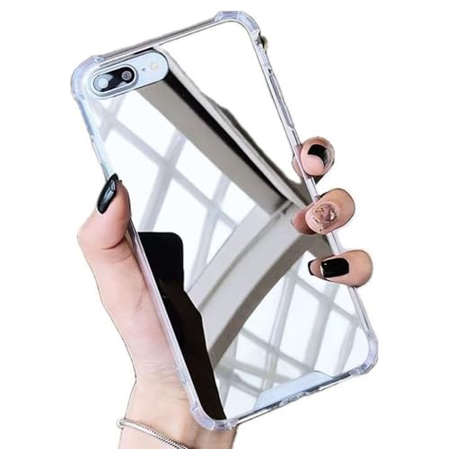 Miagon Spiegel Hülle für iPhone 8/7/SE 2020/2022/2023,Schutzhülle Hart Backcover Überzug Mirror Effect Make Up Handytasche Kristallklare Rückseite Etui Bumper Miagon Spiegel Hülle für iPhone 8/7/SE 2020/2022/2023,Schutzhülle Hart Backcover Überzug Mirror Effect Make Up Handytasche Kristallklare Rückseite Etui Bumper von Rnrieyta