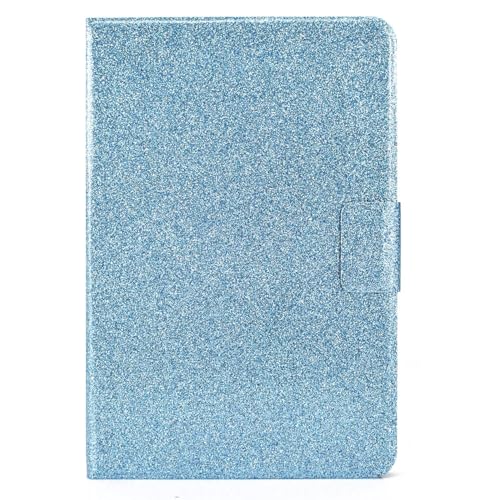 Miagon für All-New Kindle Fire 7 (2022 Release 12th Gen 7") Glitzer Hülle,Schutzhülle mit Magnetisch Auto-Einschlaf/Aufwach PU Leder Smart Flip Stand Cover,Blau von Rnrieyta