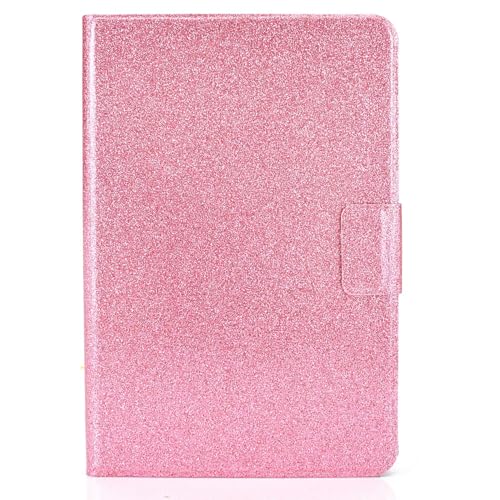 Miagon für Kindle Fire HD 8 (12th/10th Gen 8" 2024/2022) Glitzer Hülle,Schutzhülle mit Magnetisch Auto-Einschlaf/Aufwach PU Leder Smart Flip Stand Cover,Rosa von Rnrieyta