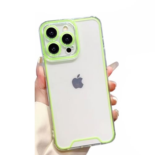Rnrieyta Miagon Leuchtend Luminous Hülle für iPhone 11 Pro,Fluoreszierend Licht im Dunkeln Bunt Handytasche Durchsichtig Dünn Transparent Cover Slim Schutzhülle Backcover von Rnrieyta