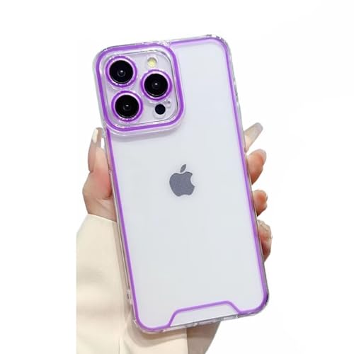 Rnrieyta Miagon Leuchtend Luminous Hülle für iPhone 15,Fluoreszierend Licht im Dunkeln Bunt Handytasche Durchsichtig Dünn Transparent Cover Slim Schutzhülle Backcover von Rnrieyta