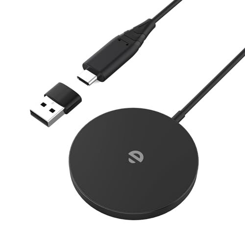 MagSafe Ladegerät für iPhone, Schnelle Kabelloses Laden Schneller als das Original Induktive Ladestation für iPhone 12/13/14/15 Serien und AirPods Magnetic Wireless Charger Pad MagSafe Ladegerät für iPhone, Schnelle Kabelloses Laden Schneller als das Original Induktive Ladestation für iPhone 12/13/14/15 Serien und AirPods Magnetic Wireless Charger Pad von RoRoSkin