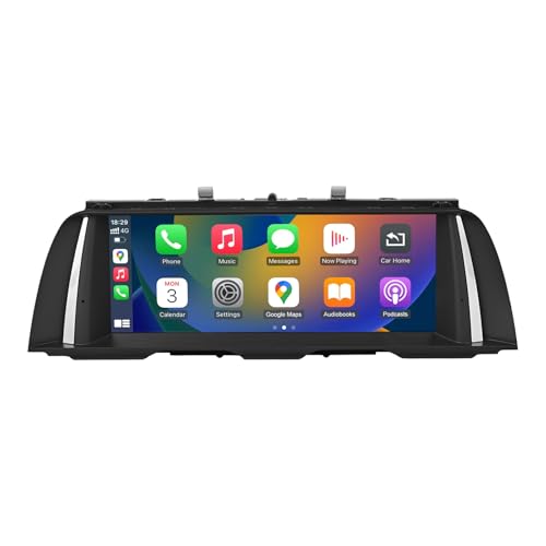 Road Top 10,25 Zoll Autoradio Touchscreen für BMW 5er F10/F11 2010-2012 Jahr mit CIC System, Unterstützung Drahtlos Carplay/Android Auto/Mirrorlink/Navigation, Auto Stereo Multimedia Radio Receiver von Road Top