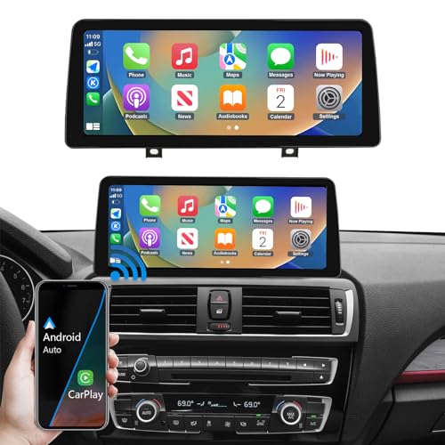 Road Top 12,3 Zoll Touchscreen Wireless CarPlay Android Auto für BMW 1 2 Serie F20/F21/F22/F23 2013-2015 Jahr mit NBT System, Auto Stereo Multimedia Autoradio Empfänger von Road Top