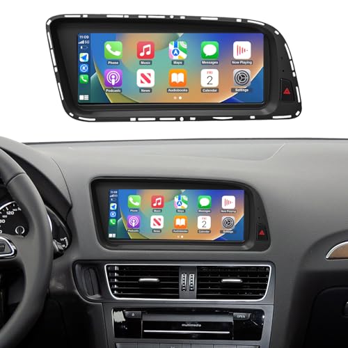 Road Top 8,9 Zoll Autoradio Drahtlos CarPlay Touchscreen für Audi Q5 2009-2017 Jahr mit 3GMMI, Autoradio Stereo Multimedia Bildschirm, Unterstützung Wireless Android Auto, Navigation, Mirrorlink Road Top 8,9 Zoll Autoradio Drahtlos CarPlay Touchscreen für Audi Q5 2009-2017 Jahr mit 3GMMI, Autoradio Stereo Multimedia Bildschirm, Unterstützung Wireless Android Auto, Navigation, Mirrorlink von Road Top