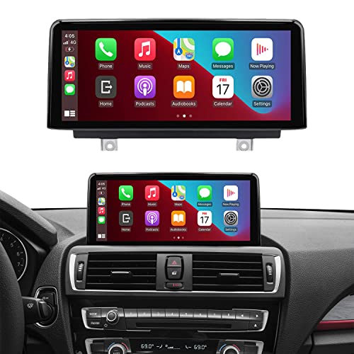 Road Top Wireless CarPlay & Android Auto Autoradio, 10.25 Zoll Touchscreen Auto Audio Stereo für BMW 1 2 Serie F20/F21/F22/F23 2013-2015 Jahr mit NBT System, Unterstützung Mirrorlink von Road Top