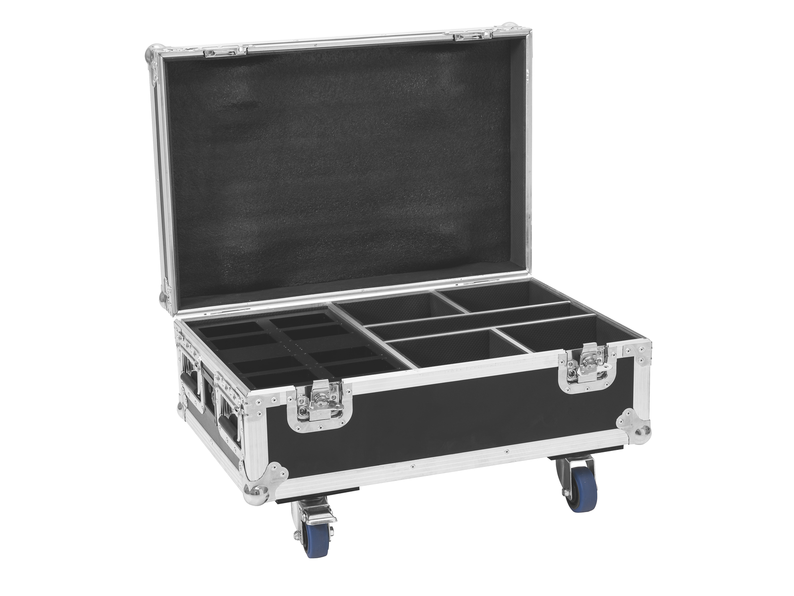 Roadinger Flightcase 4x AKKU IP UP-4 Plus HCL Spot WDMX mit Ladefunktion von Roadinger