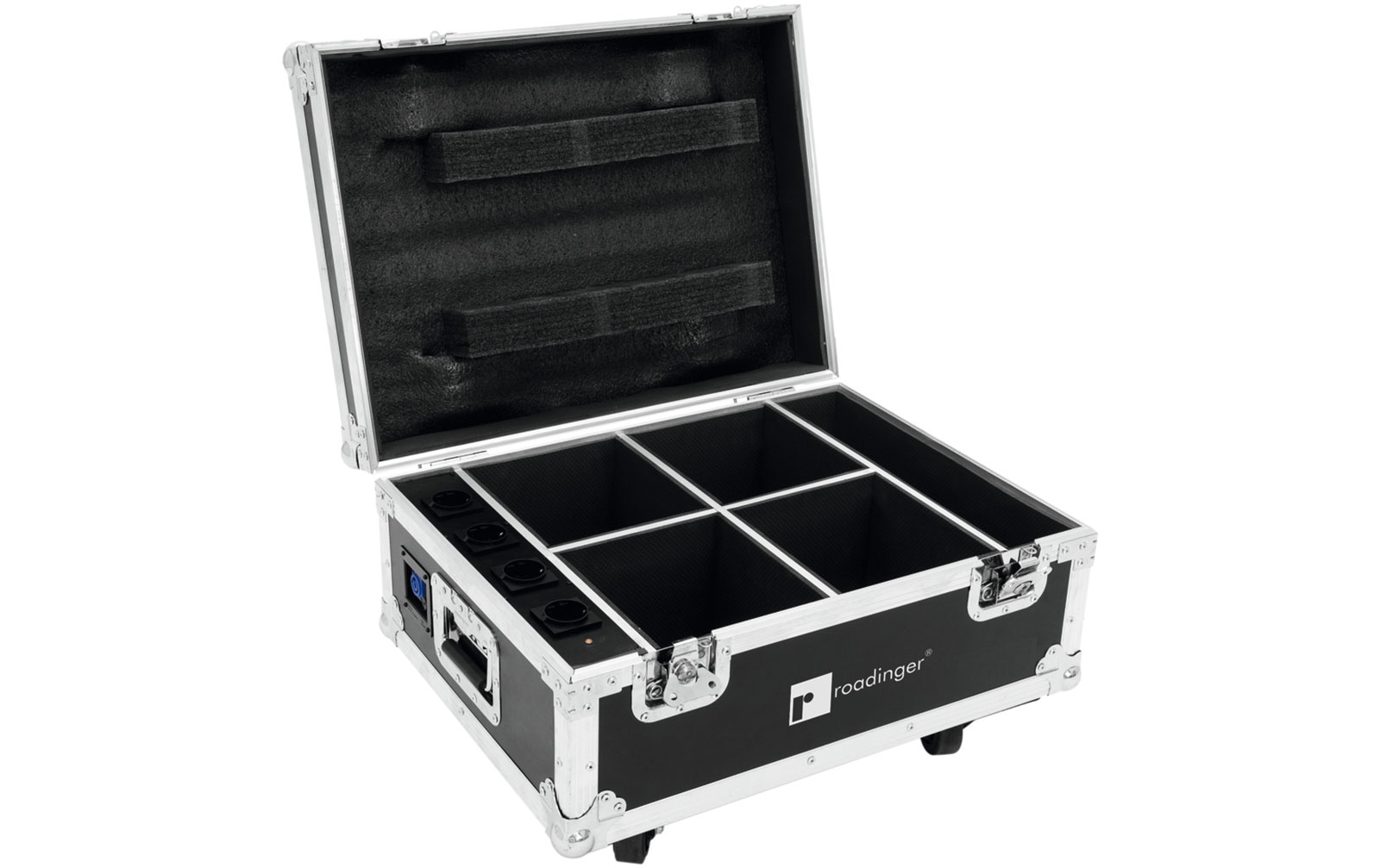 Roadinger Flightcase 4x AKKU UP-4 QuickDMX mit Ladefunktion Roadinger Flightcase 4x AKKU UP-4 QuickDMX mit Ladefunktion von Roadinger