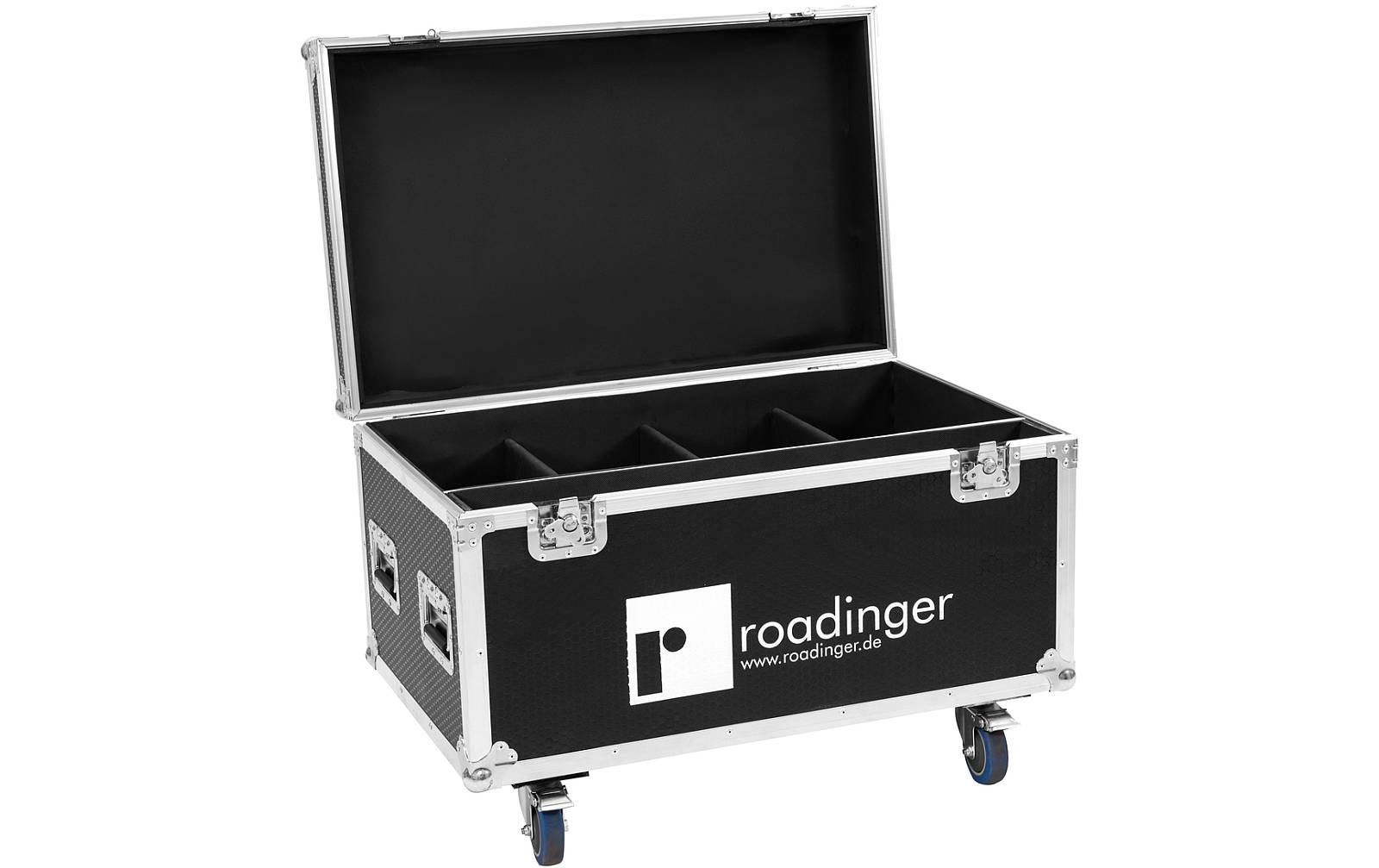 Roadinger Flightcase 4x LED IP Atmo Blinder 9 von Roadinger