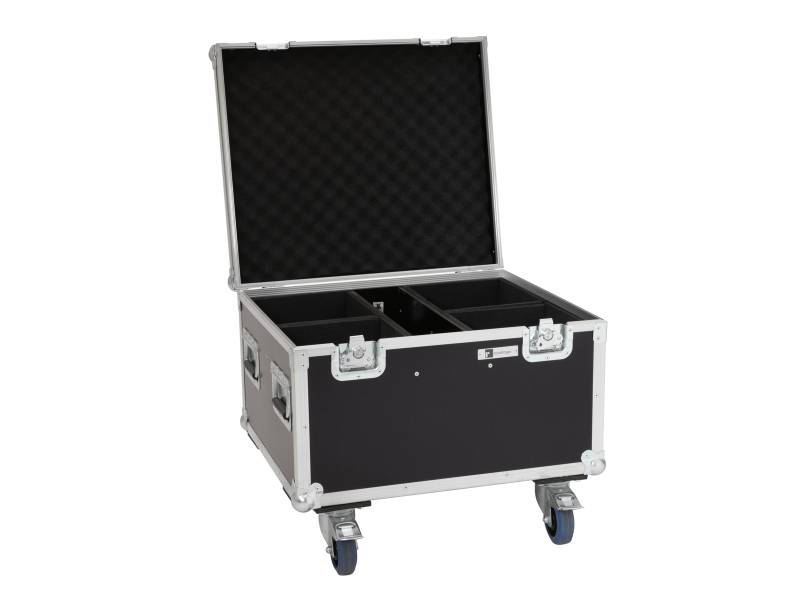 Roadinger Flightcase 4x LED IP PAR 7x8W QCL/7x9W SCL mit Rollen von Roadinger