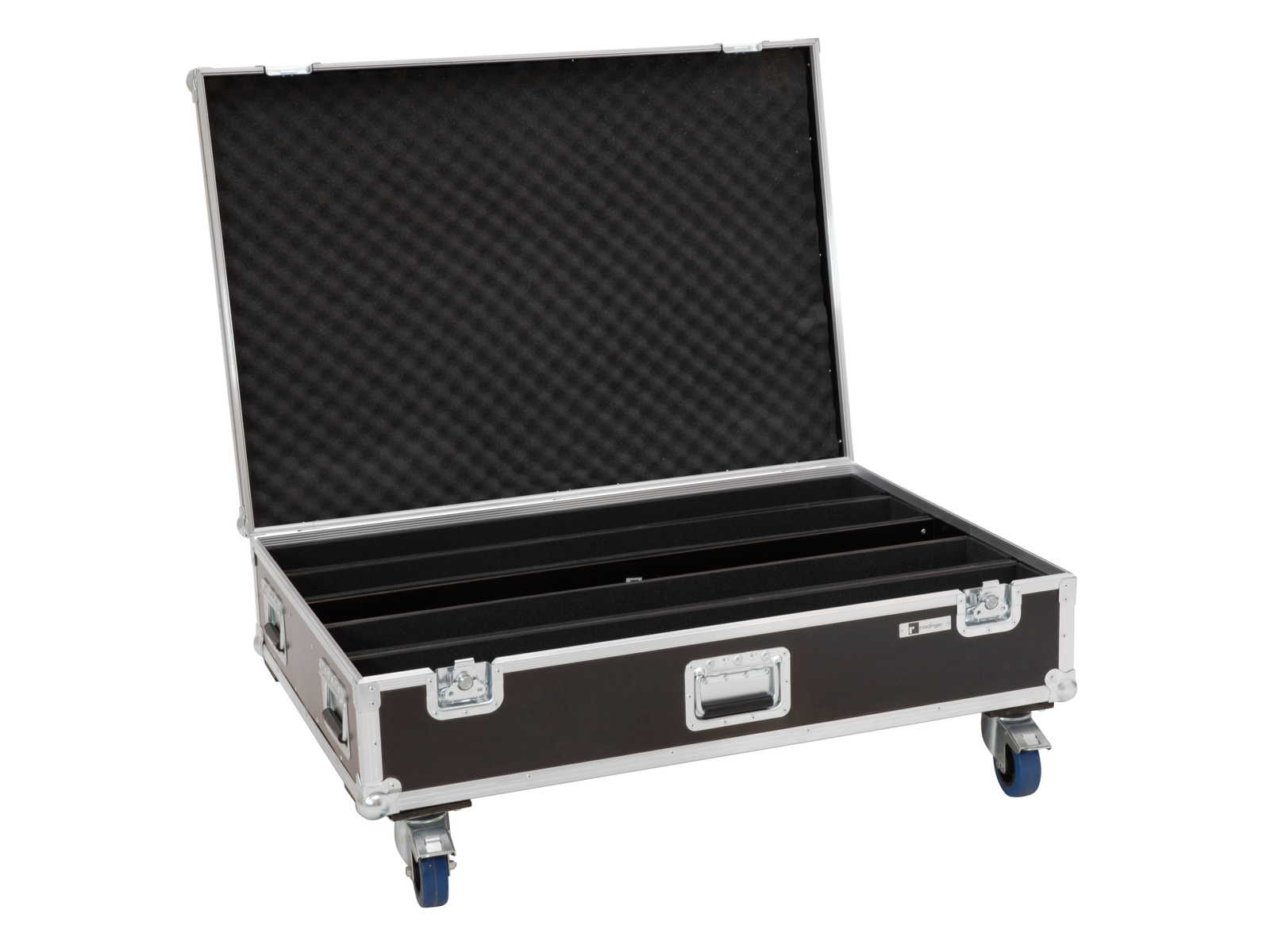 Roadinger Flightcase 4x LED IP T-PIX 8 QCL/T-PIX 12 HCL mit Rollen von Roadinger