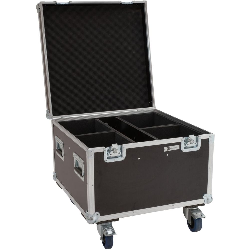 Roadinger Flightcase 4x LED Theatre COB 100 Serie mit Rollen von Roadinger