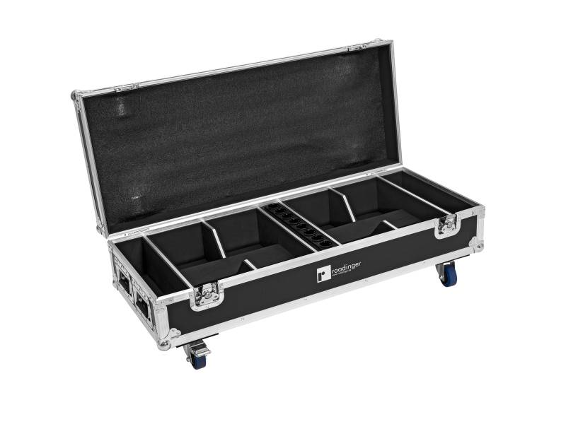 Roadinger Flightcase 8x AKKU IP UP-4 QuickDMX mit Ladefunktion von Roadinger