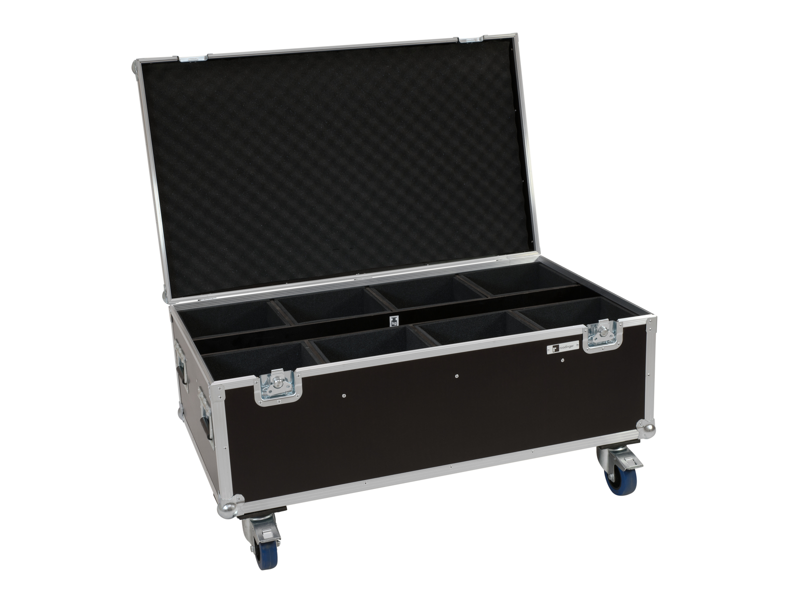 Roadinger Flightcase 8x LED IP PAR 7x8W QCL/7x9W SCL mit Rollen von Roadinger