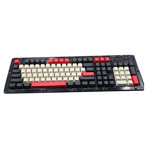 PBT-Tastenkappen-Set, lichtbeständig, verschleißfest, mechanische Tastatur, Ersatz, Computer-Zubehör, 108 Stück von Roadoor